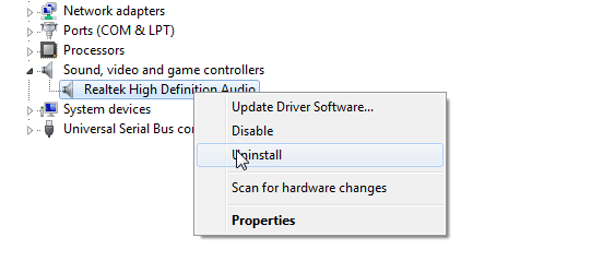 No Audio Output Device Is Installed