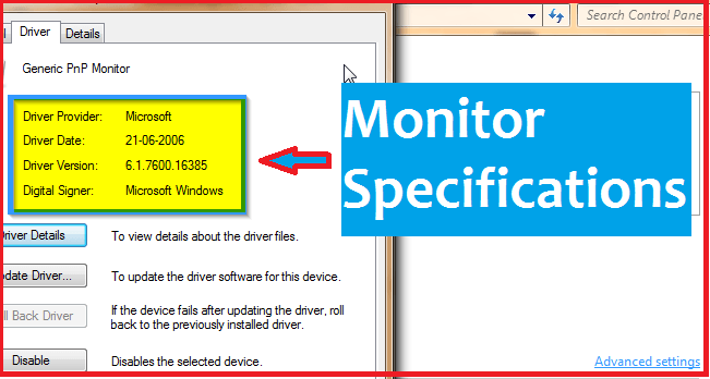 What Monitor Do I Have?: Find Out Monitor Specifications