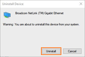 Uninstall Network Adapter Driver
