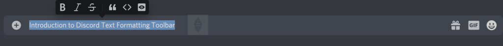 Discord formatting text