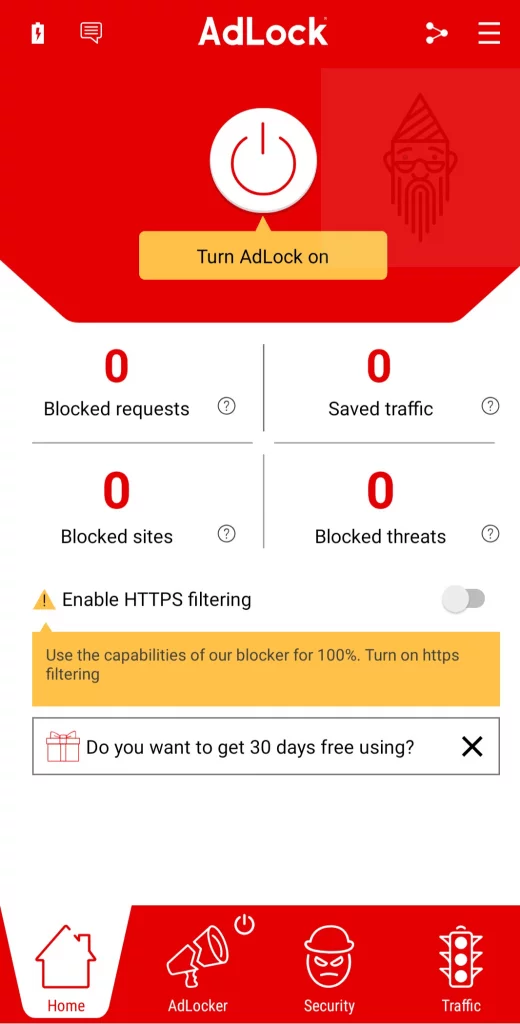 Launch AdLock Android