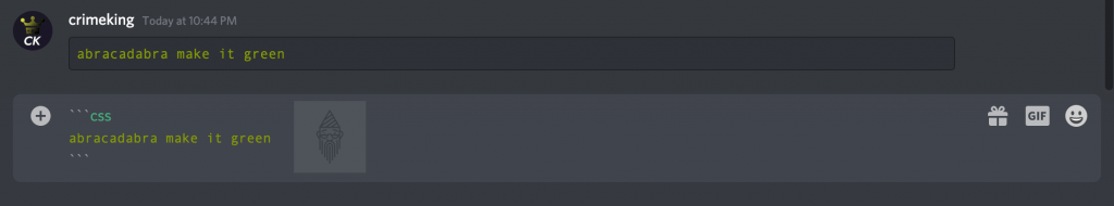 Discord css colors