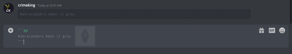 Discord color text generator