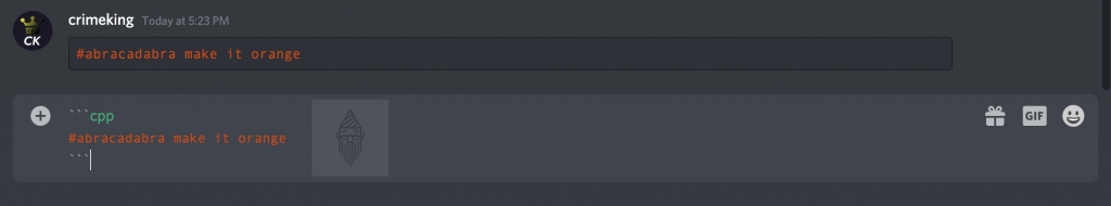 Discord colors