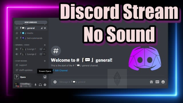 Discord screen share audio not working