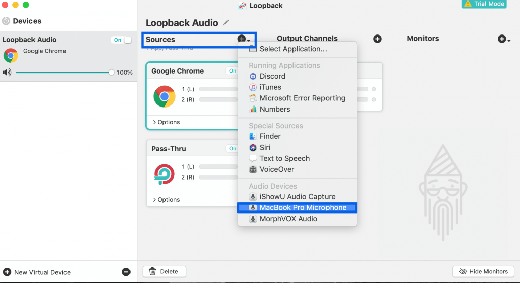 Audio Sources Loopback