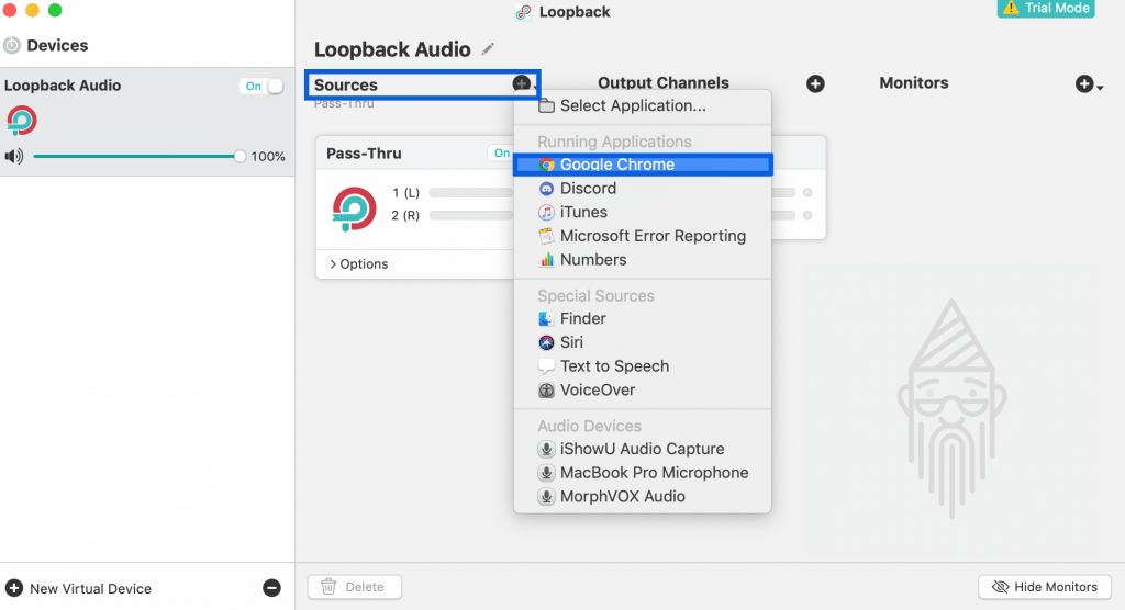 Sources Loopback