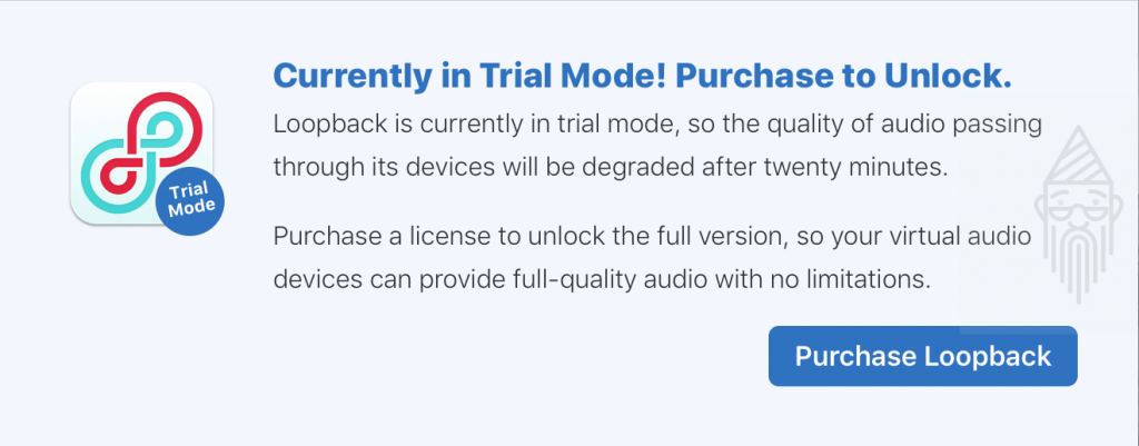 Loopback Audio Trial