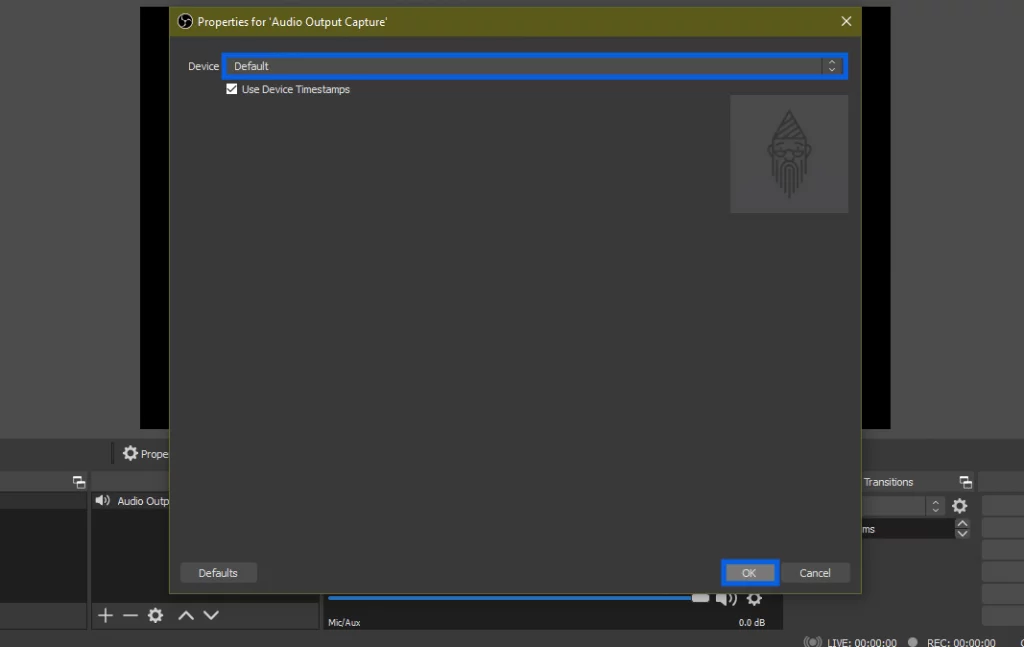 Properties OBS