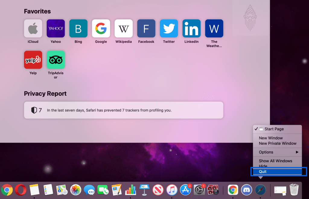 Mac force quit shortcut