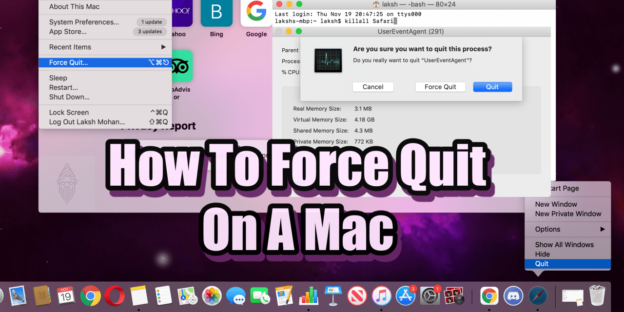 How To Force Quit On A Mac