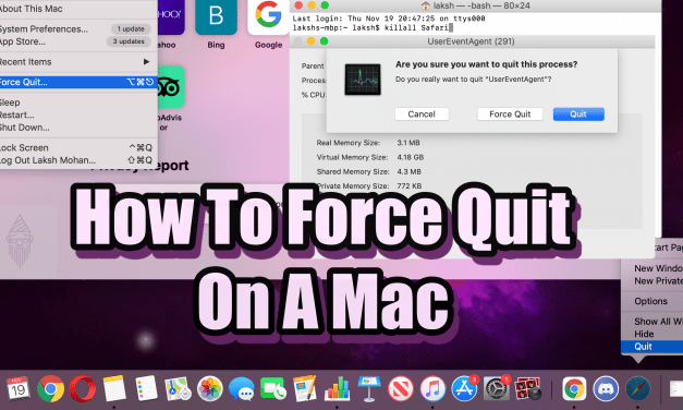How To Force Quit On A Mac