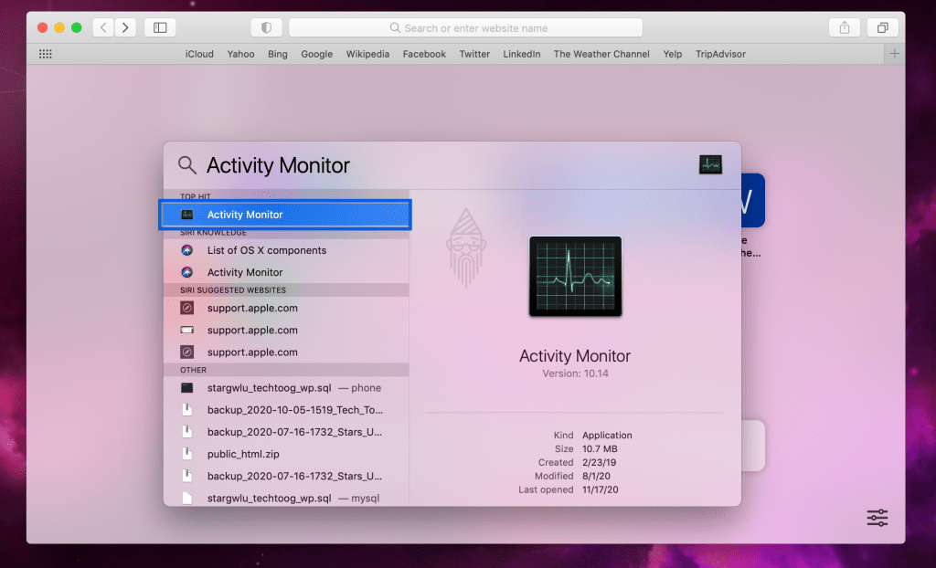 How to open task manager on Mac